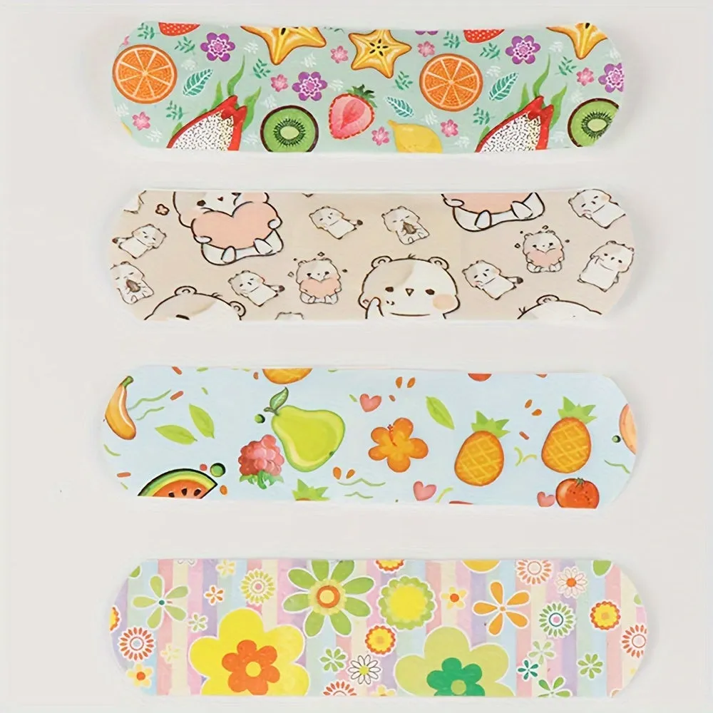 100 Cute Cartoon Waterproof Bandages for All Ages