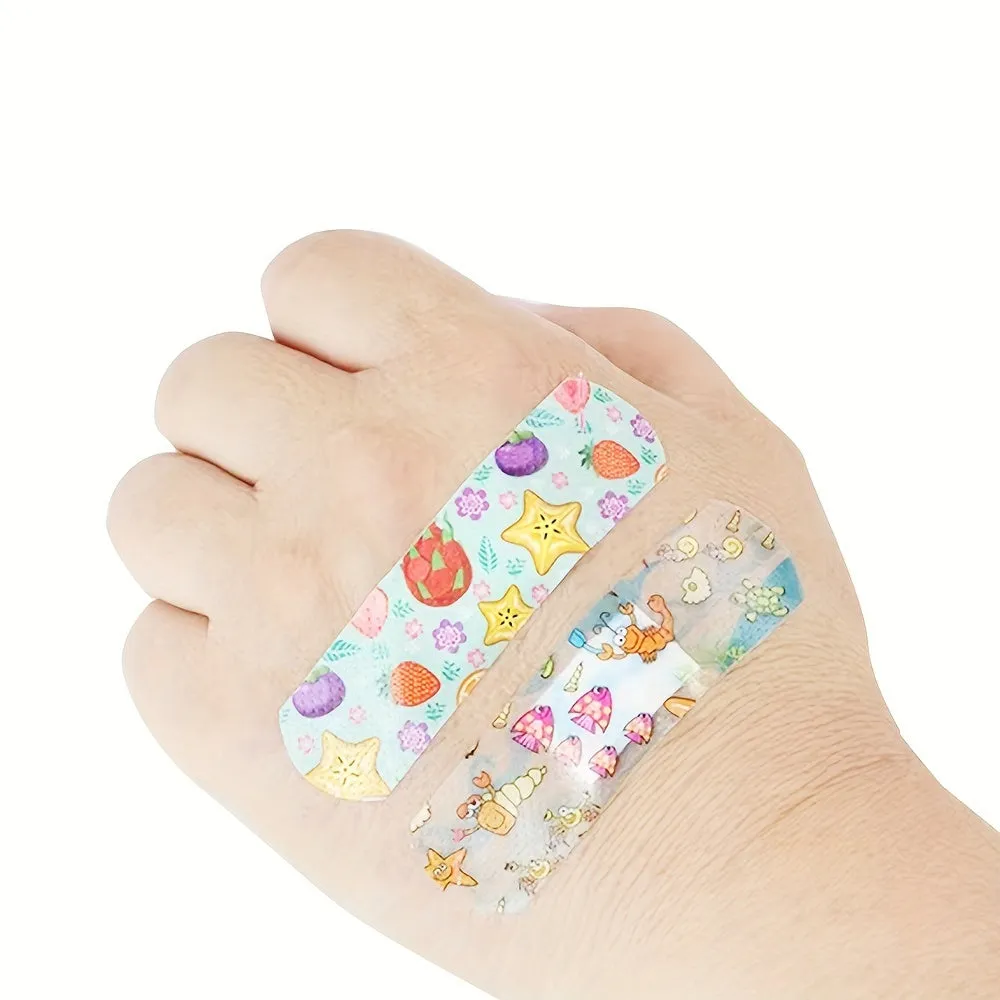 100 Cute Cartoon Waterproof Bandages for All Ages