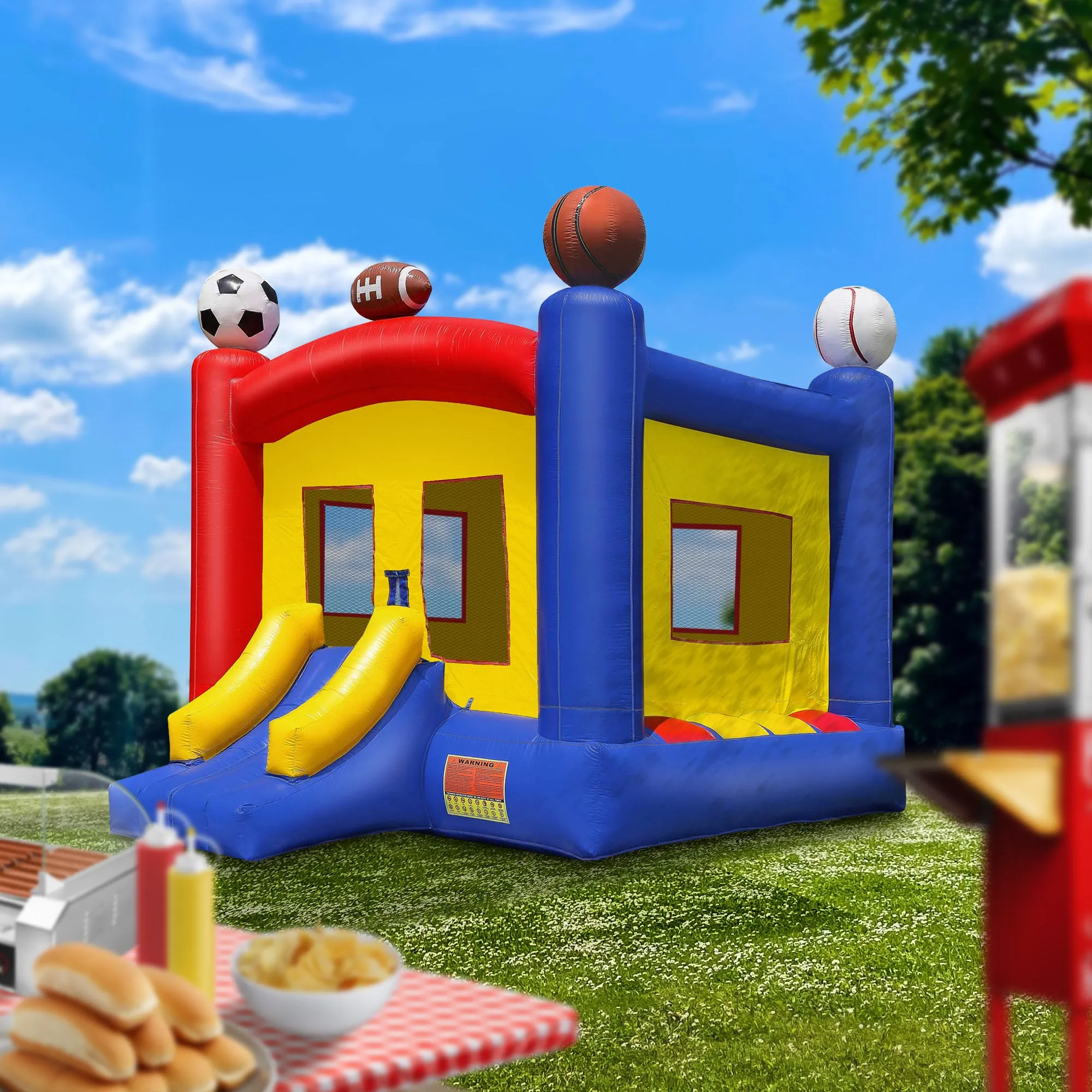 17'x13' Commercial Inflatable Sports Bounce House w/ Blower by Cloud 9