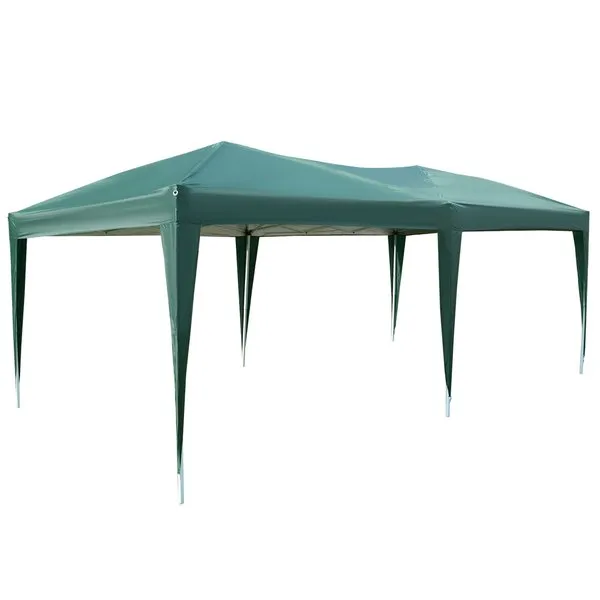 3 X 6 m Garden Pop Up Gazebo Party Tent Canopy - Green