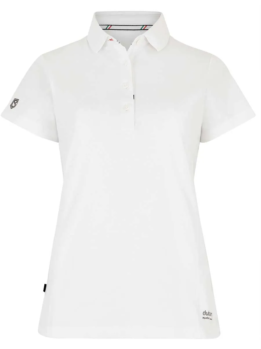 40% OFF DUBARRY Martinique Womens Short-Sleeve Polo - White - Size: UK 8 (EU: 34)