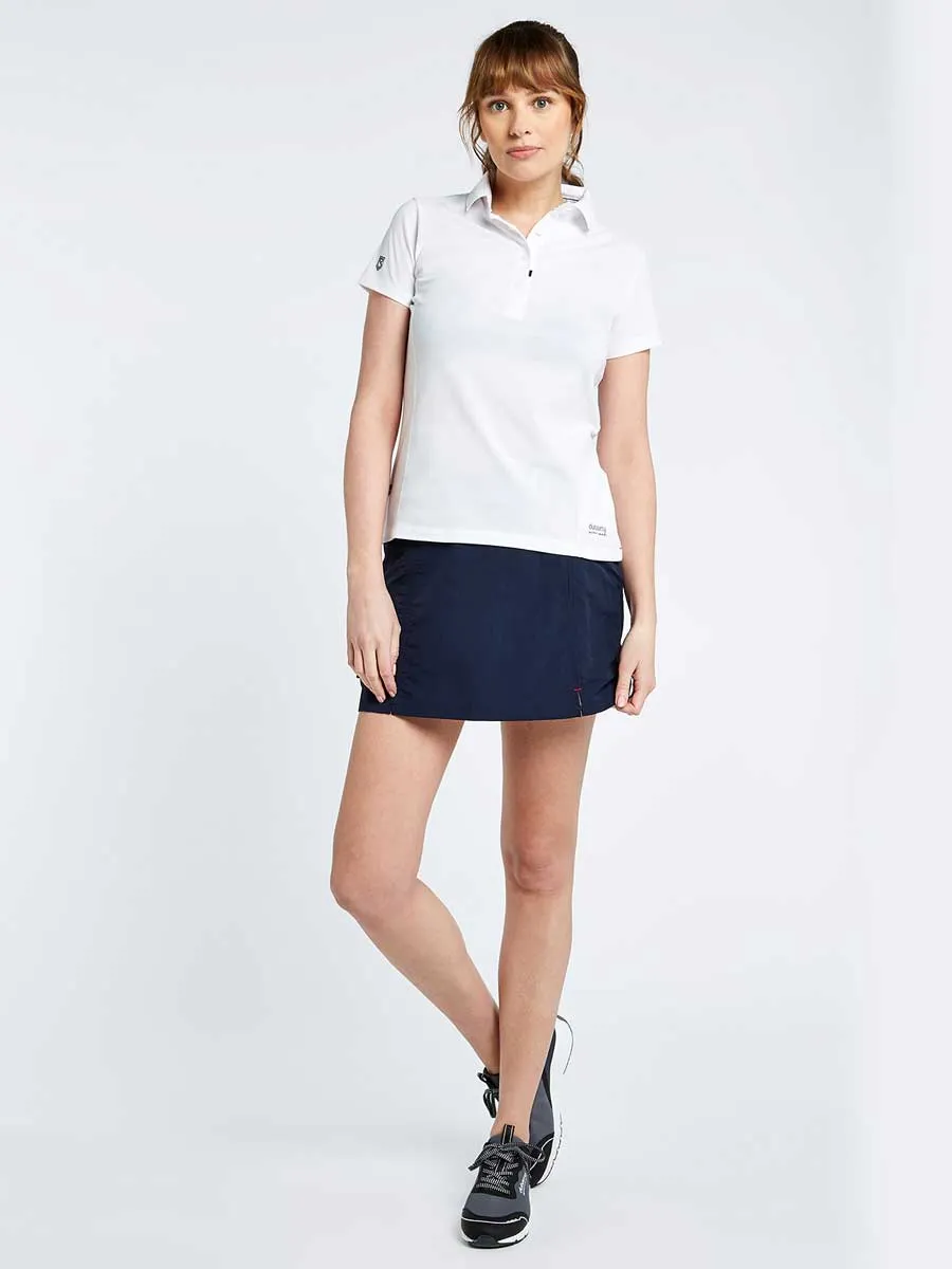 40% OFF DUBARRY Martinique Womens Short-Sleeve Polo - White - Size: UK 8 (EU: 34)