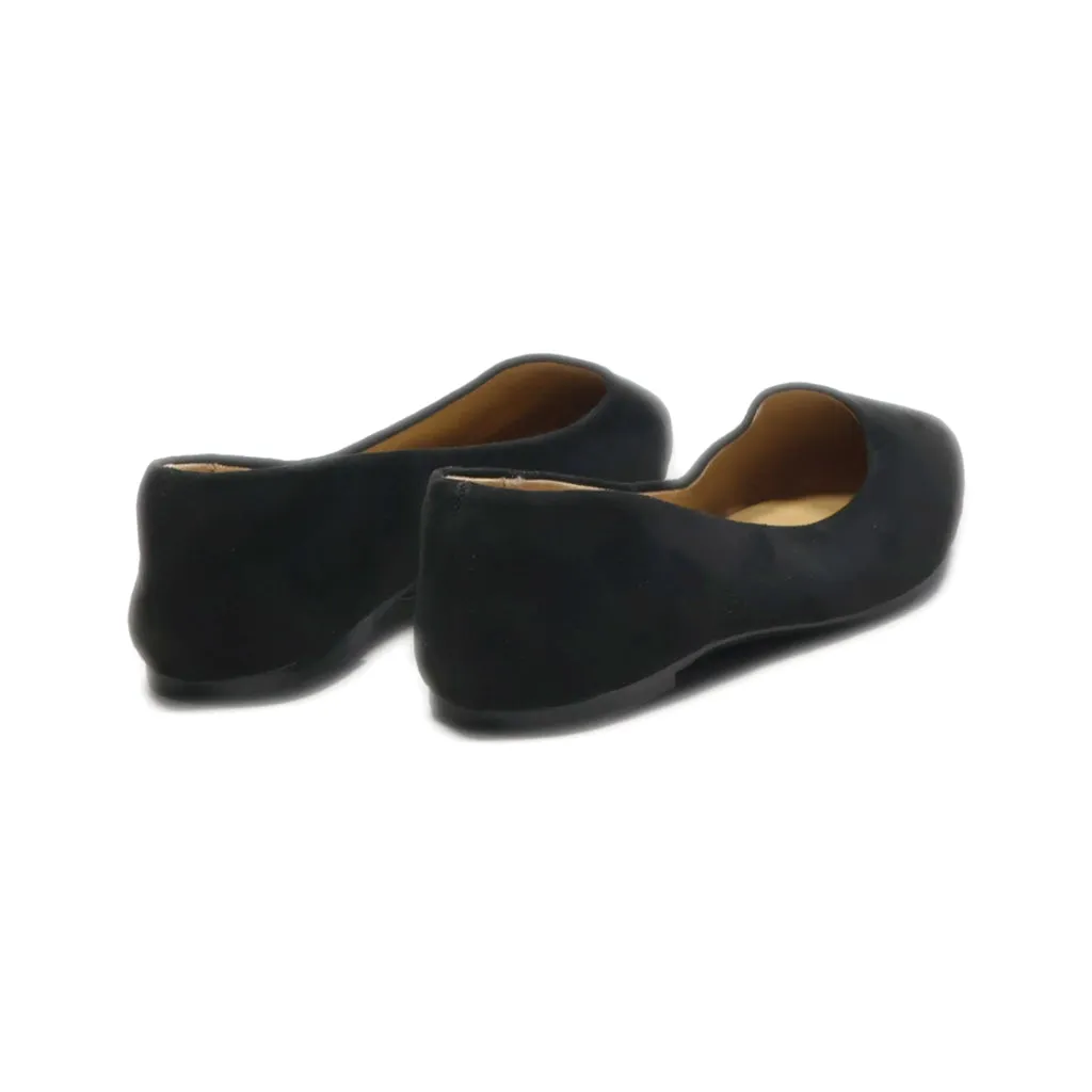 A New Day Ballerinas Suede Black Colour For Women