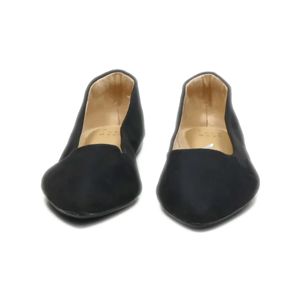 A New Day Ballerinas Suede Black Colour For Women