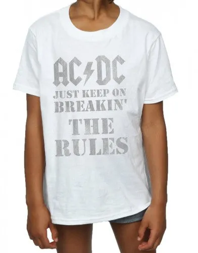 AC/DC Girls Just Keep On Breaking The Rules Cotton T-Shirt