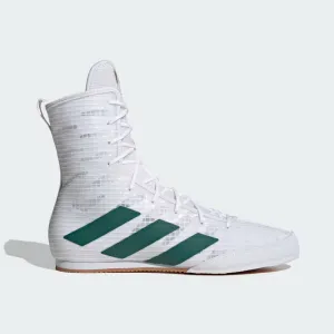 Adidas BOX HOG 4 Boxing Shoes White Green