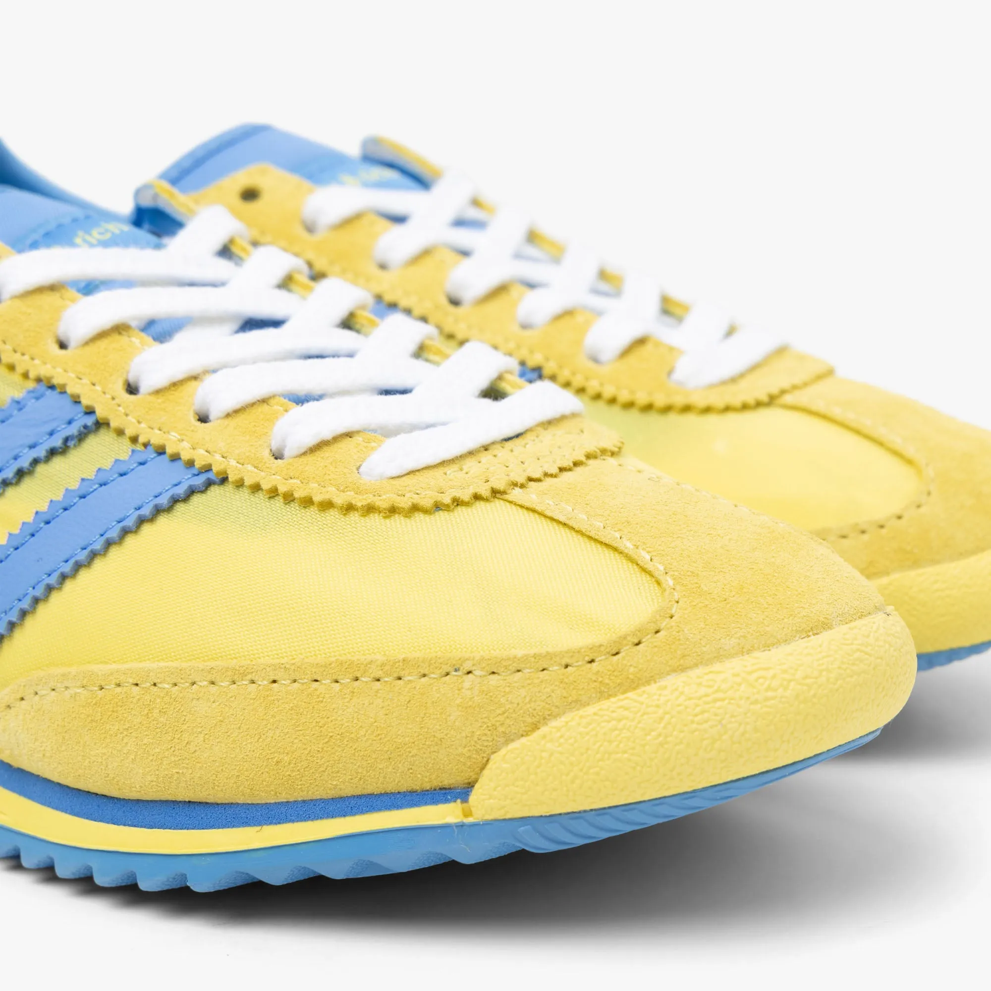 adidas Women's Originals x Sporty & Rich SL72 Light Yellow / Real Blue