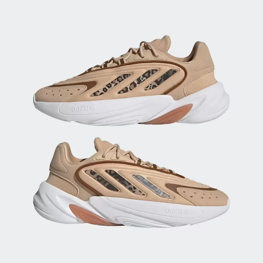 Adidas Women's Ozelia Shoes - Magic Beige / Wild Brown / Gold Metallic