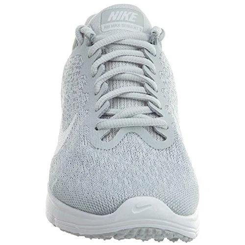 Air Max Sequent 2 Pure Platinum/White/Wolf Grey Running Shoes Size 8