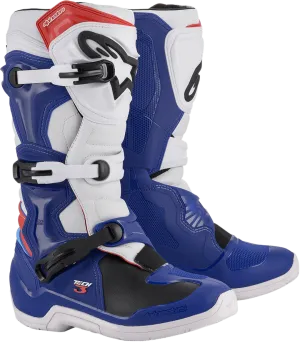 Alpinestars Tech 3 Boots - Blue/White/Red