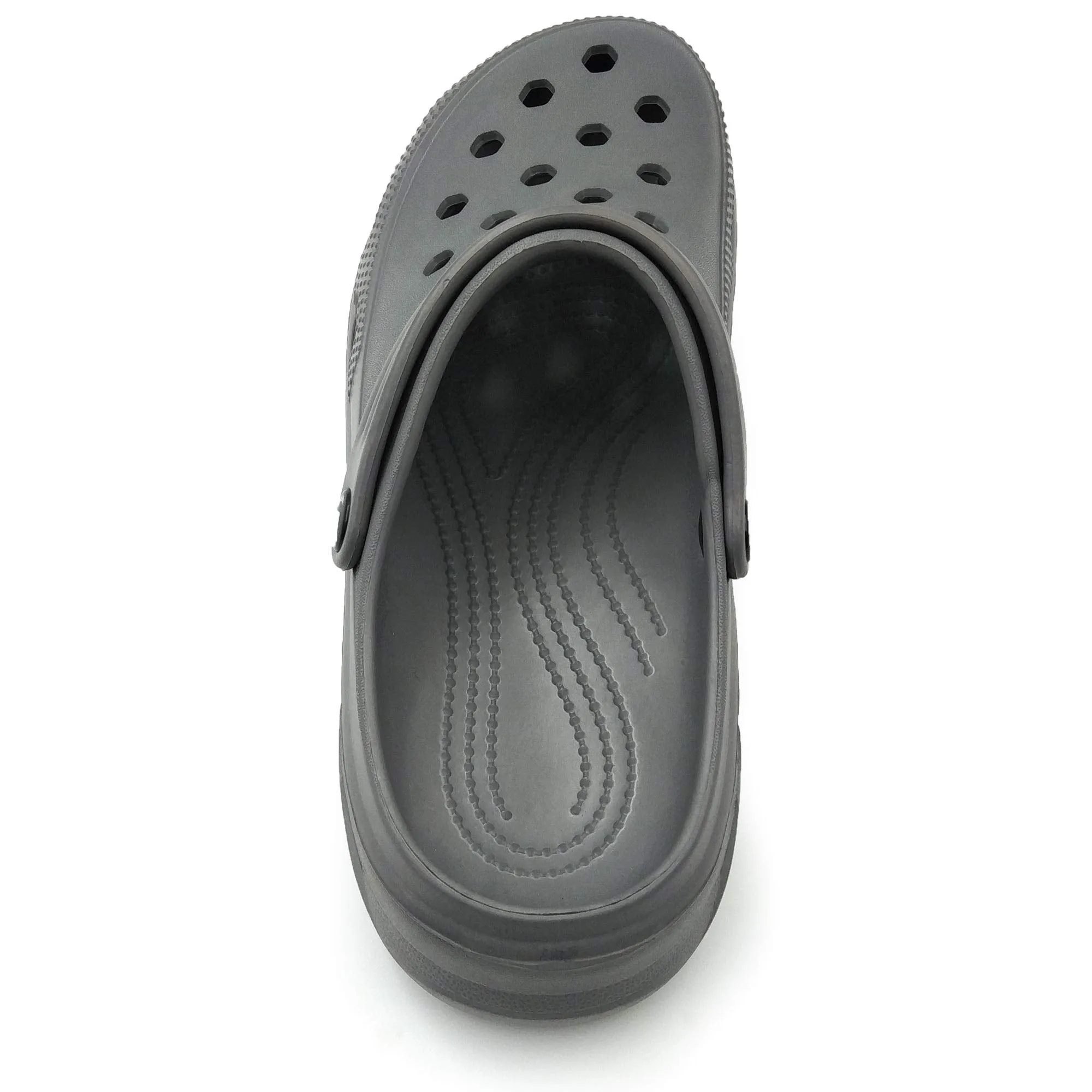 Amoji Garden Clogs Shoes Garden Shoes Outdoor Slippers Gardening Shoes Summer Water Clogs Yard Shoes Adult Male Female AA1521 Grey Size 14 Women/12.5 Men