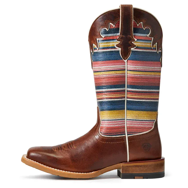 Ariat Womens Fiona Rye Brown/Sedona Serape Boot