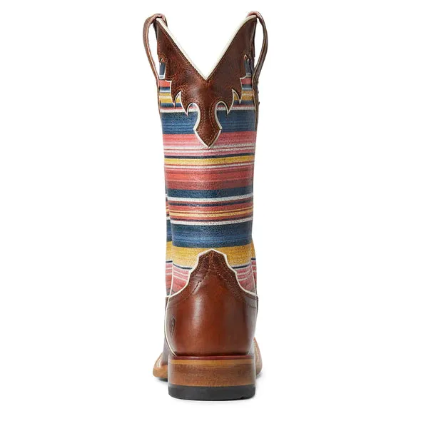 Ariat Womens Fiona Rye Brown/Sedona Serape Boot