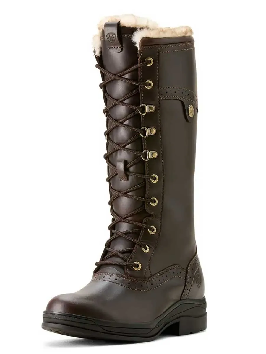 ARIAT Wythburn II Sherpa Waterproof Boots - Womens - Dark Mocha