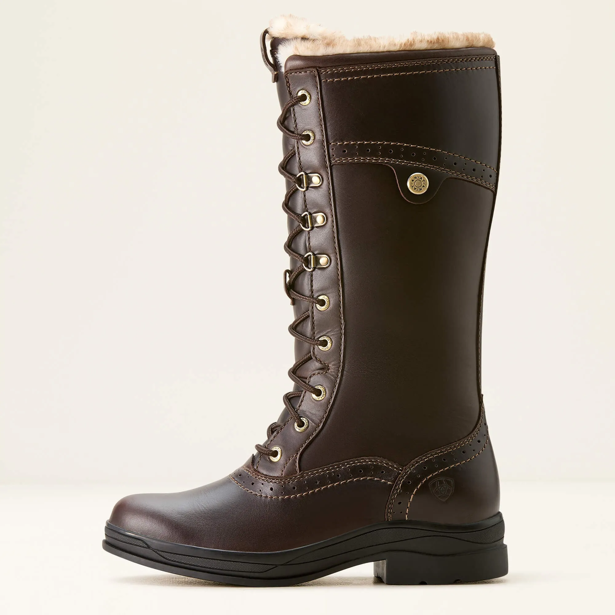 ARIAT Wythburn II Sherpa Waterproof Boots - Womens - Dark Mocha