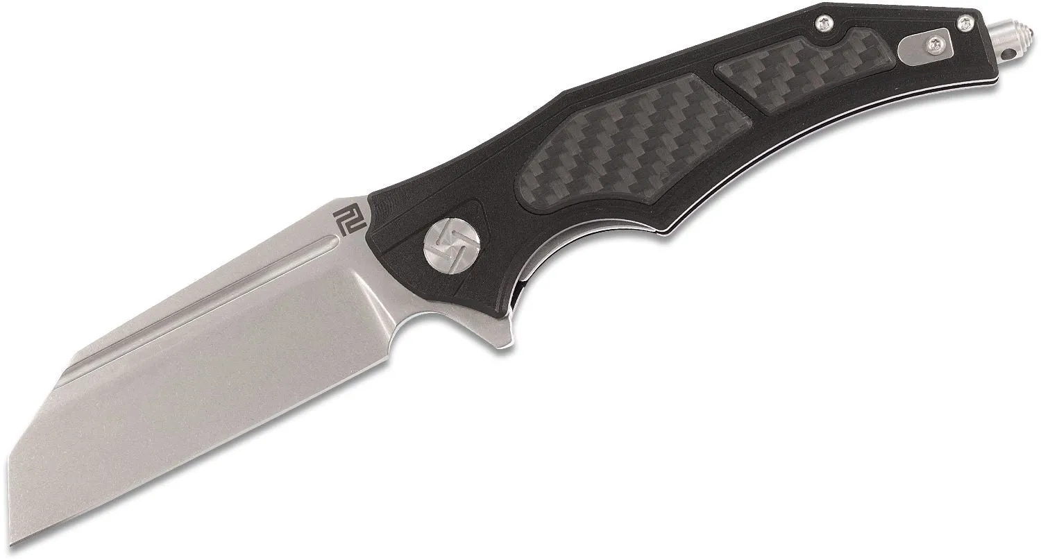 Artisan Cutlery 1813P-BCF Folding Knife Carbon Fiber Handle 3.82" D2 Steel