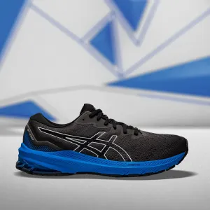 ASICS GT-1000 11 (M) - BLACK/ELECTRIC BLUE RUNNING SHOES