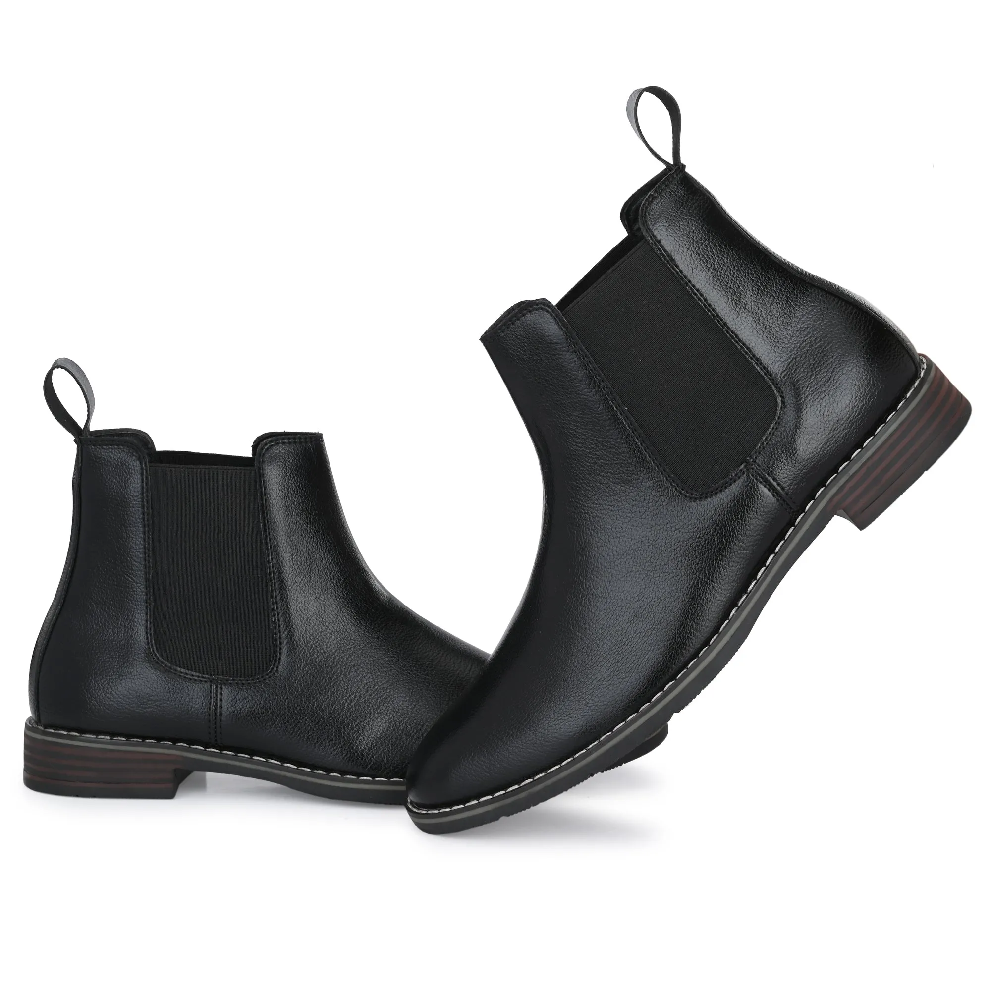 Attitudist Unisex Black Chelsea Boot