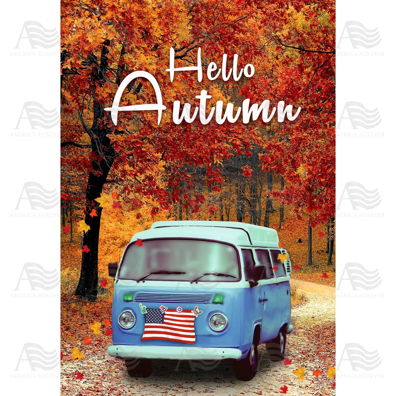 Autumn Drive Flags Set (2 Pieces)