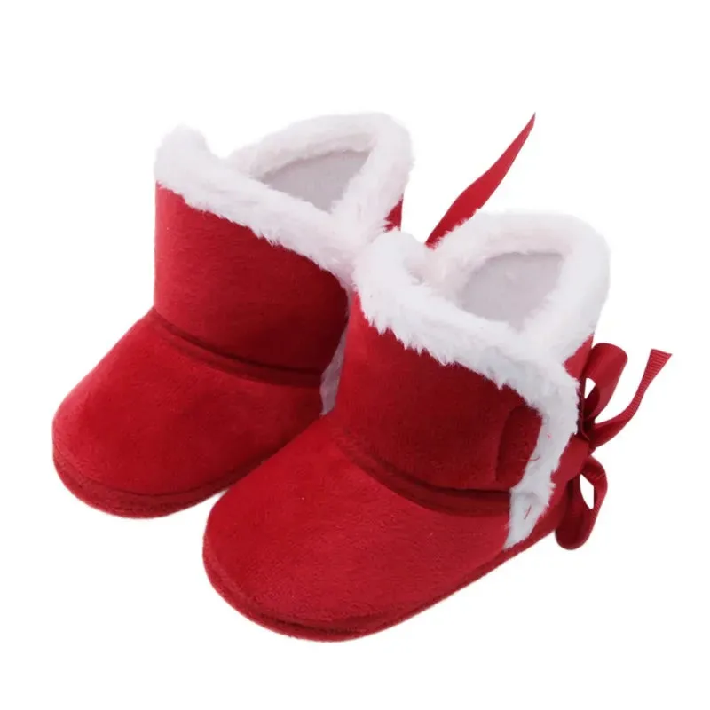 Autumn Winter Warm New born Boots 1 Year baby Girls Boys Shoes Toddler Soft Sole Fur Snow Boots 0-18M