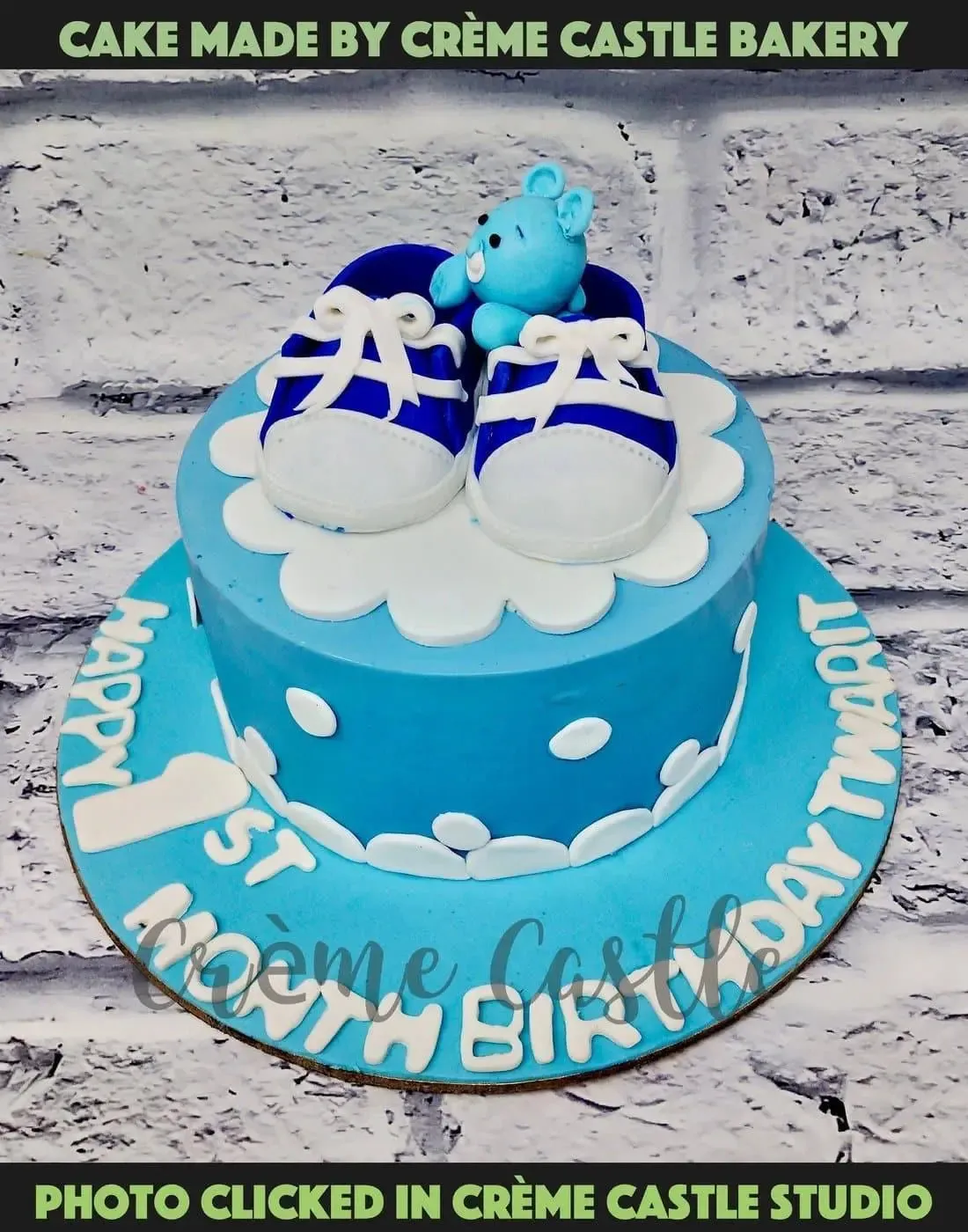 Baby Shoes Theme Cake