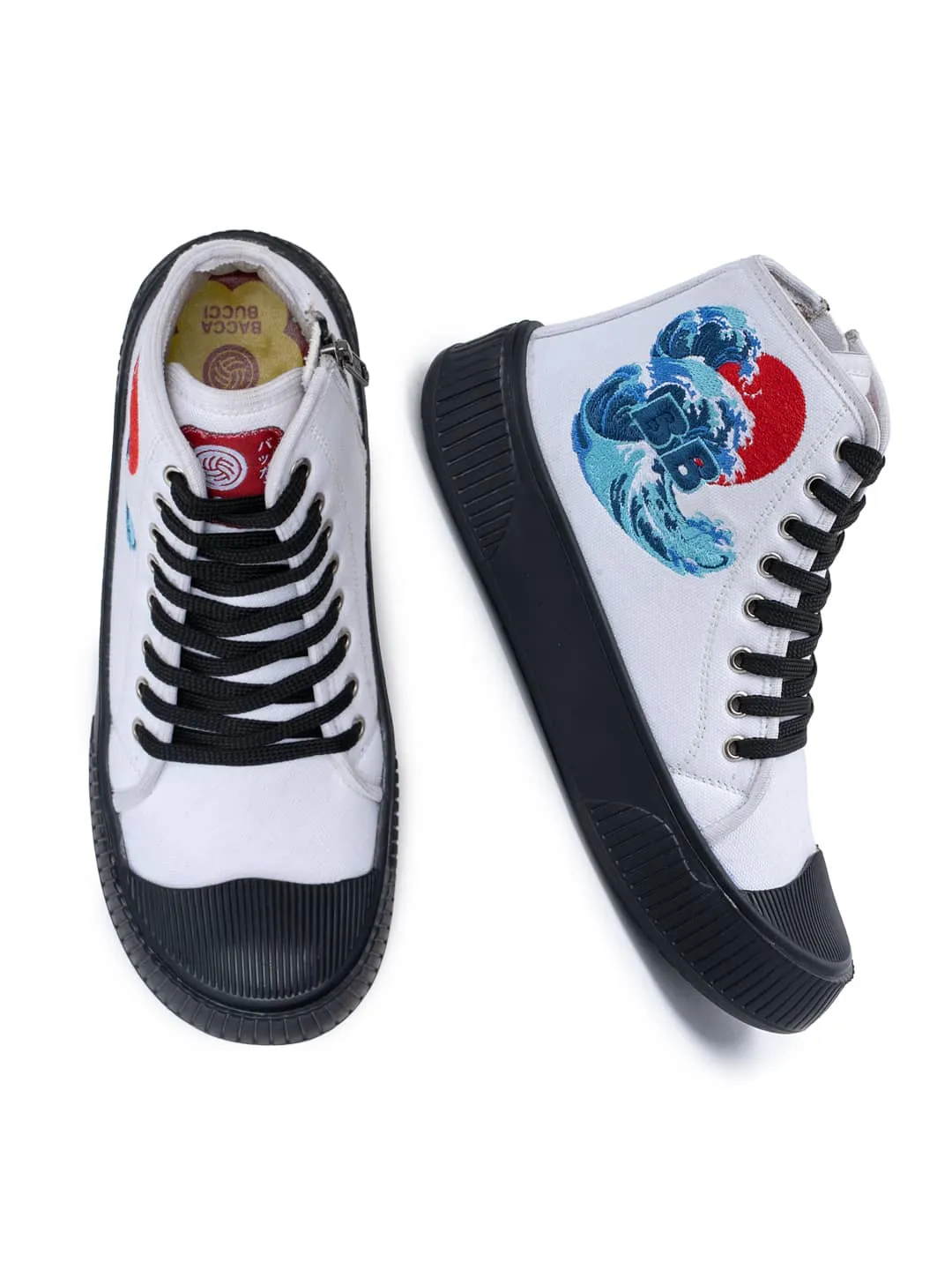 Bacca Bucci Women's High-Top Sneakers - "Kawaii Kicks" Collection