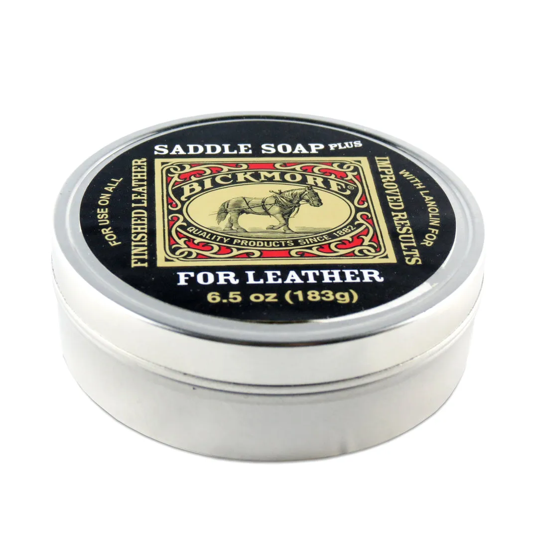 Bickmore Saddle Soap Plus Lanolin Tin (6.5 oz / 183g)