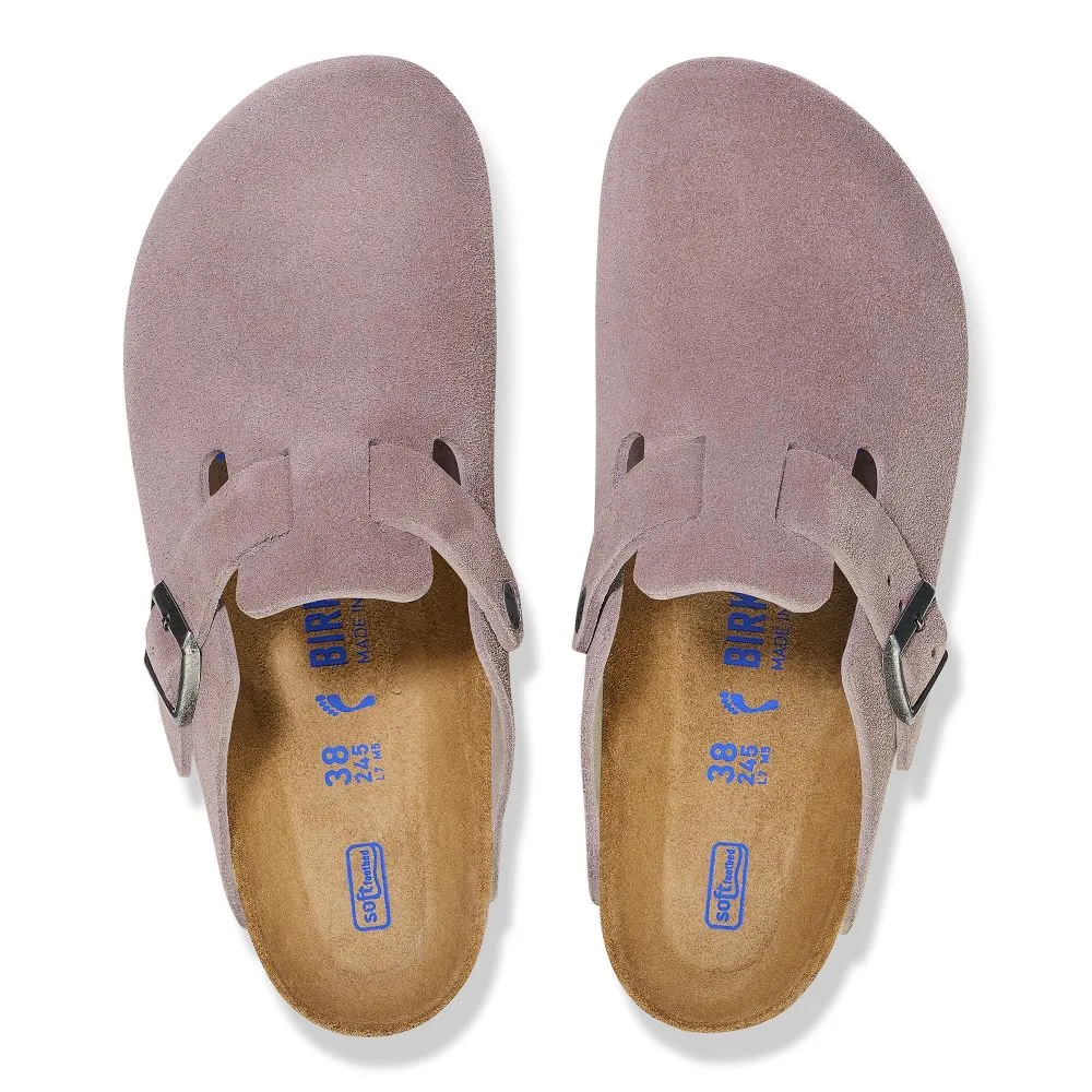 'Birkenstock' Women's Boston Soft Footbed Clog - Faded Purple