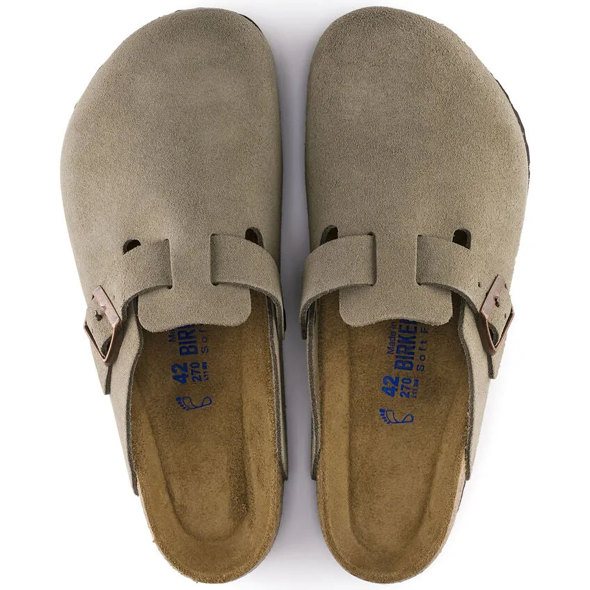 'Birkenstock' Women's Boston Soft Footbed Clog - Taupe