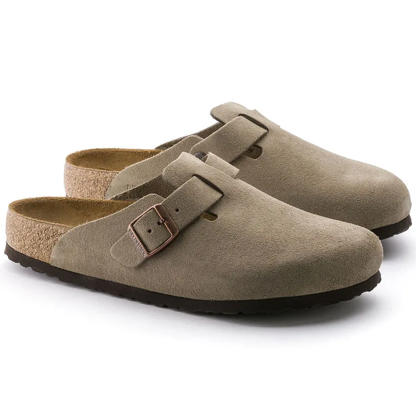 'Birkenstock' Women's Boston Soft Footbed Clog - Taupe