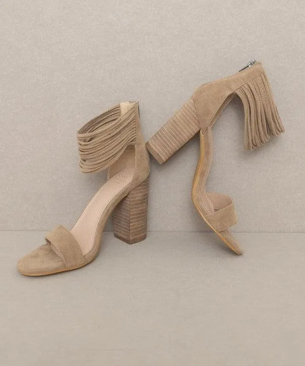 Blake - Strappy Ankle Wrapped Heel