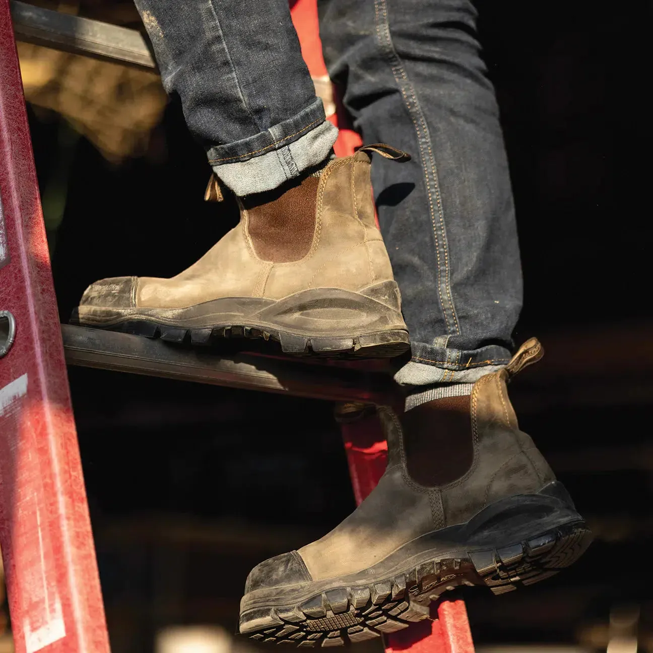 BLUNDSTONE XFR WORK & SAFETY RUSTIC BROWN