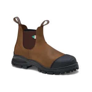 BLUNDSTONE XFR WORK & SAFETY SADDLE BROWN