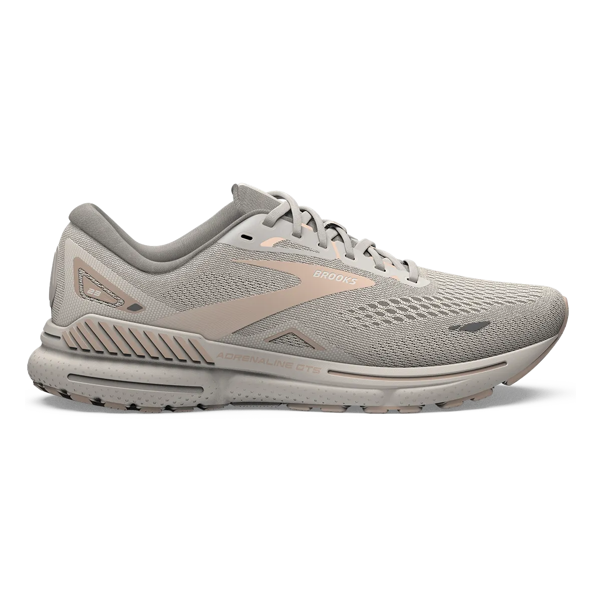 Brooks Adrenaline GTS 23 - Crystal Grey - Villa - White