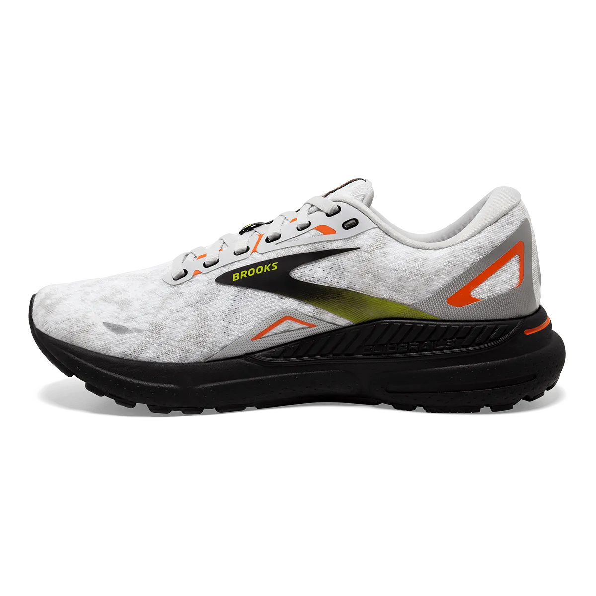 Brooks Adrenaline GTS 23 - Oyster - Black - Red Orange