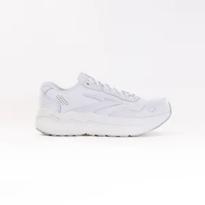 Brooks Ghost Max Leather (Women's) - White/White