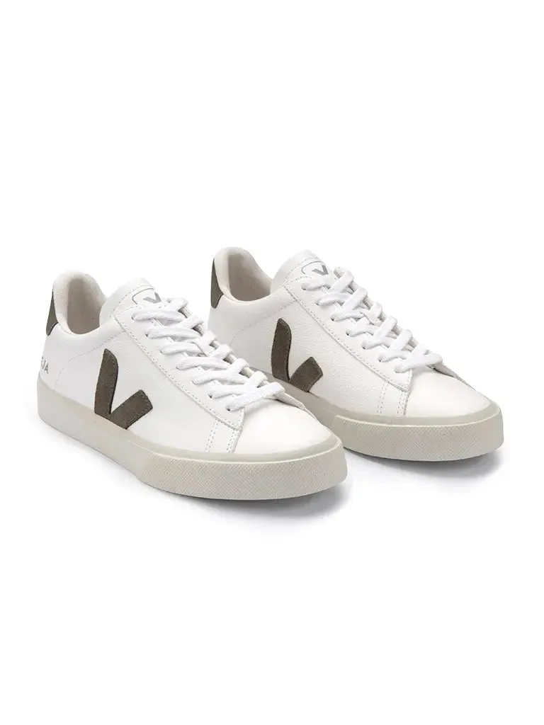 Campo Chromefree Leather- White/Kaki