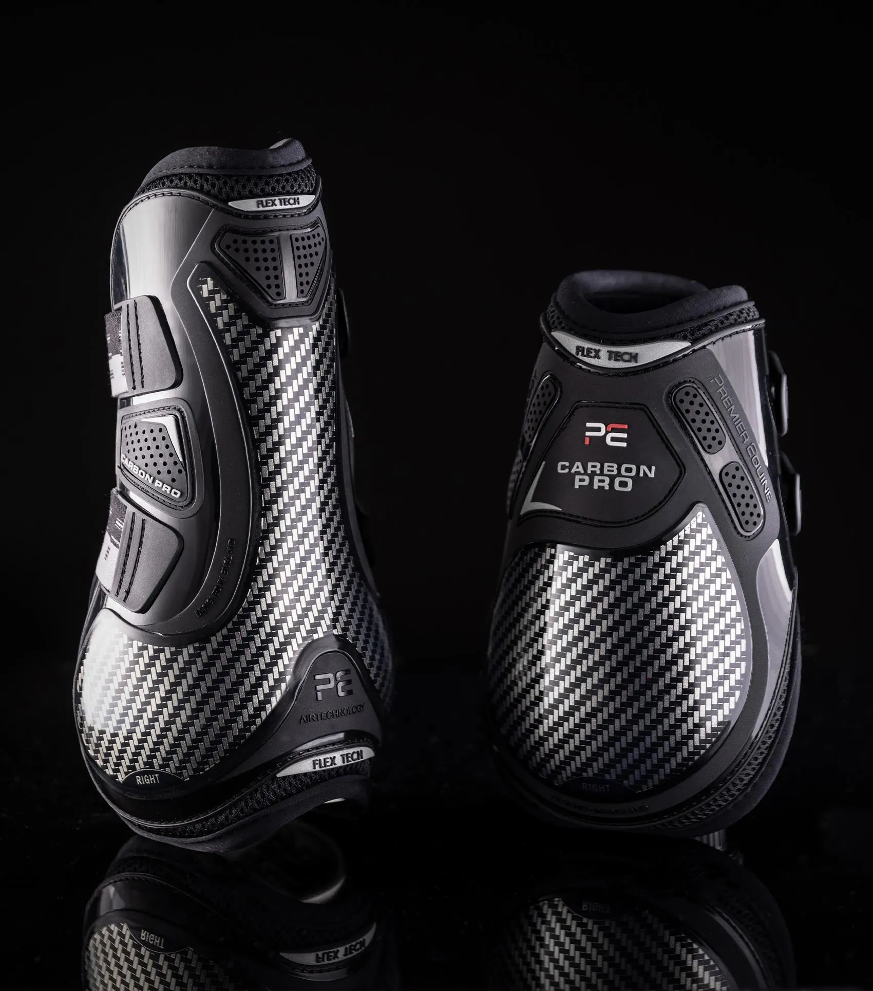 Carbon Pro Tendon Boots Black