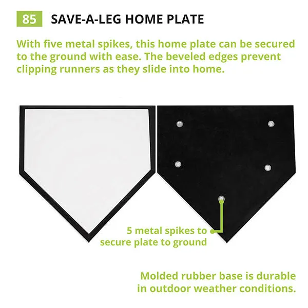 Champion Sports Save-A-Leg Home Plate