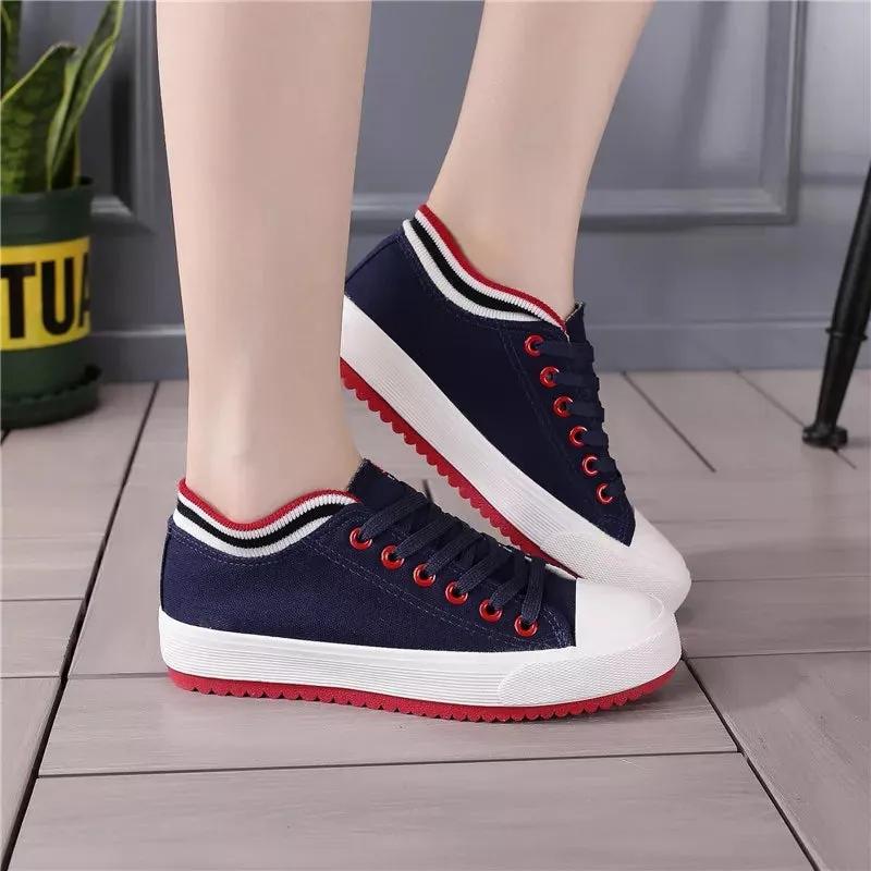 Classic Women's Casual Comfortable Canvas Shoes - Model-8892