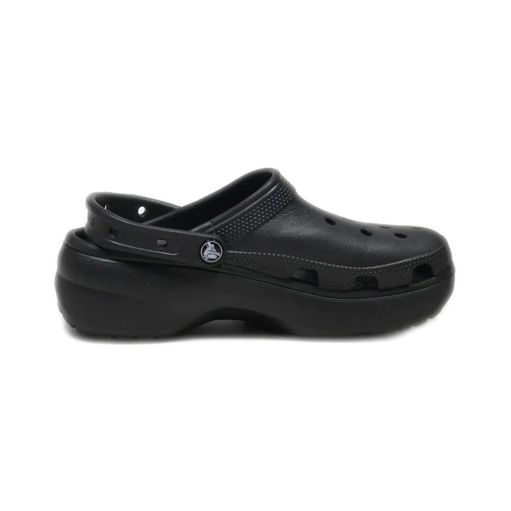 Crocs Classic Platfrom Clogs Eva Black Colour For Women