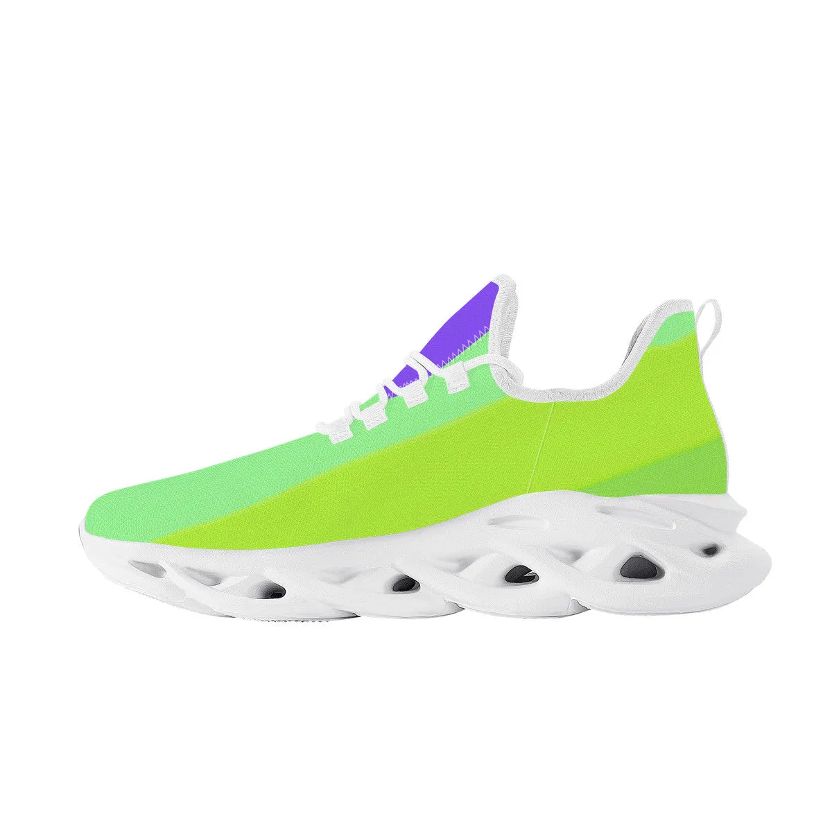 DCYG Purple ,Blue & Green 2nd Edition B Flex Control Sneaker - White Mens/Womens sizes 5-14