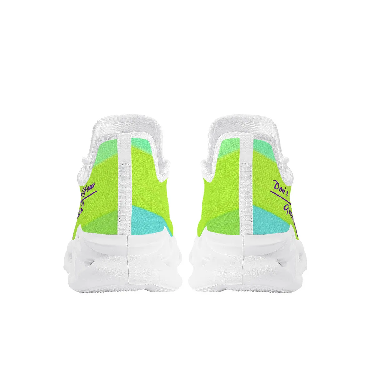 DCYG Purple ,Blue & Green 2nd Edition B Flex Control Sneaker - White Mens/Womens sizes 5-14