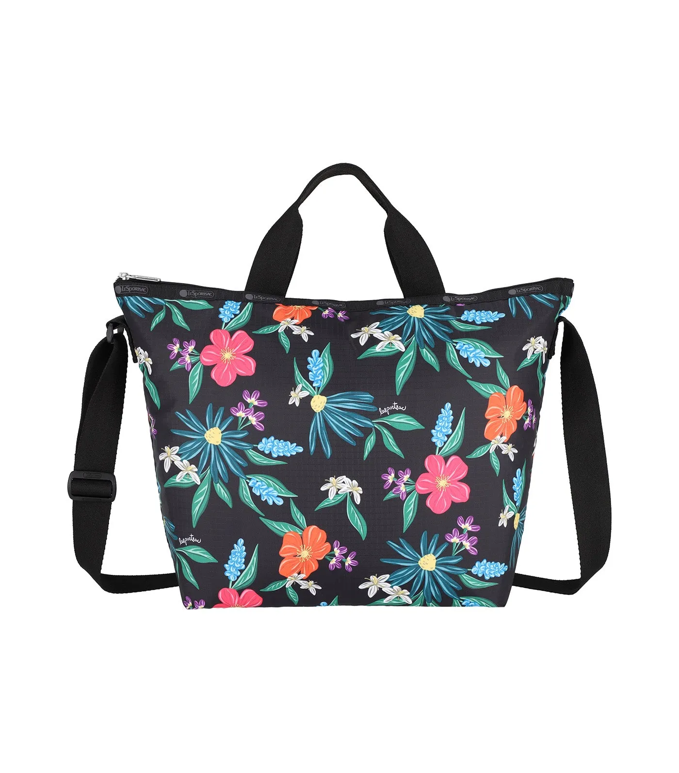 Deluxe Easy Carry Tote Wild Flower Watercolor