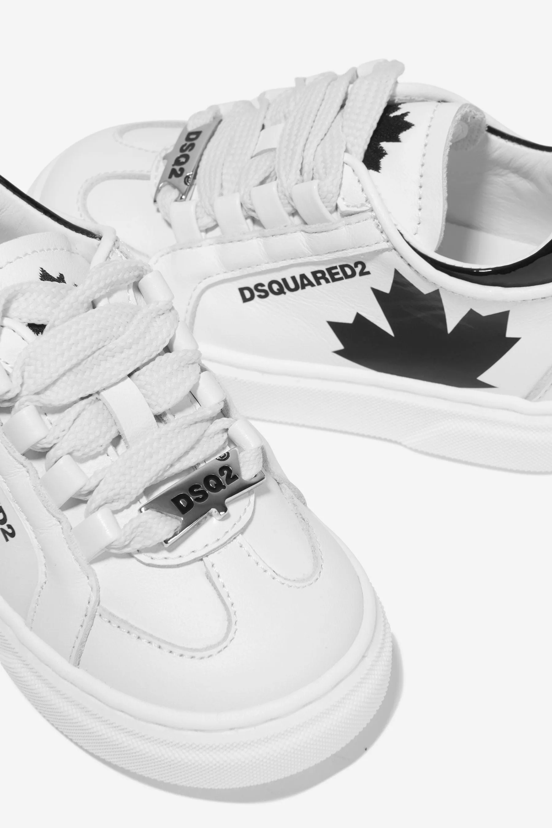 Dsquared2 Boys Leather Trainers