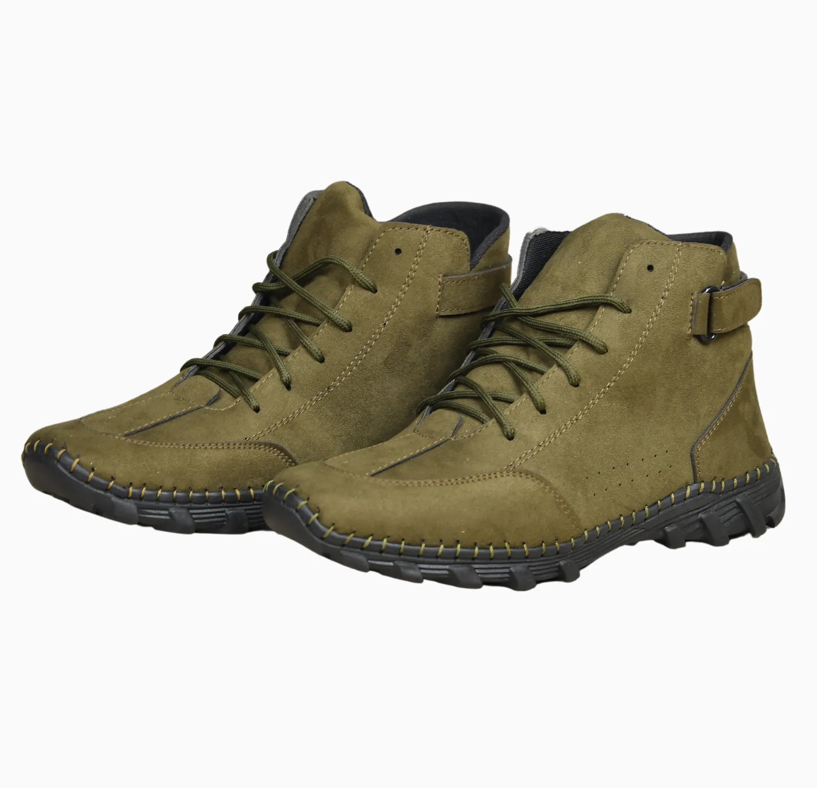 DyDron Dark Green Wood Shoes