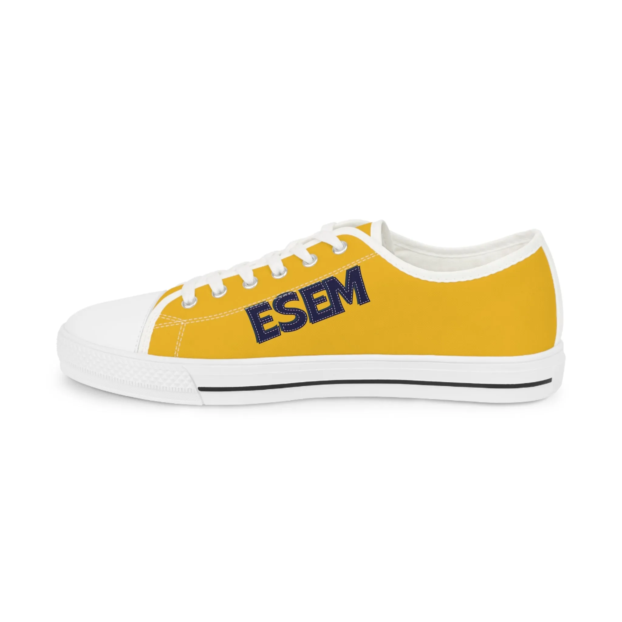 ESEM Black - Yellow Men's Low Top Sneakers