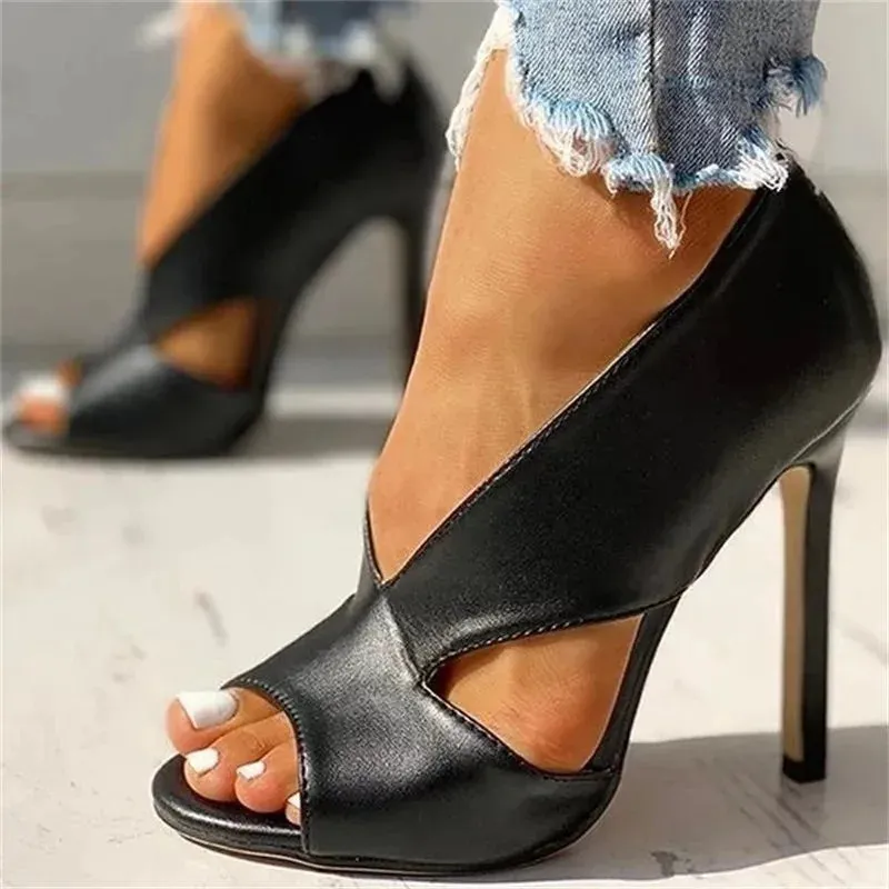 Eva - Summer High Heels Woman Shoes