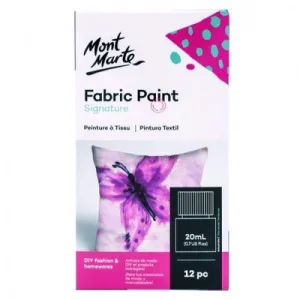 Fabric Paint Signature 12pc x 20ml (0.7oz)