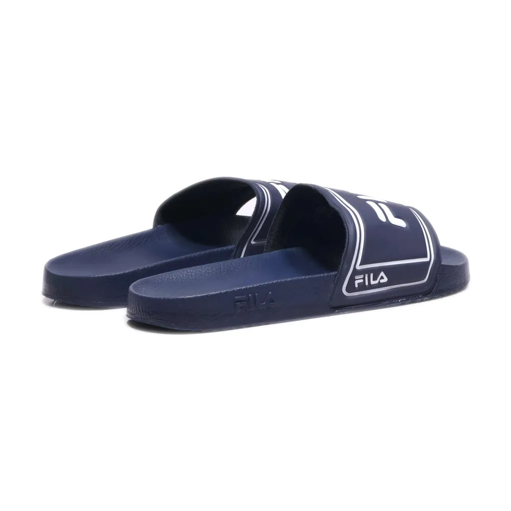 Fila Slippers Rubber Blue Colour For Men